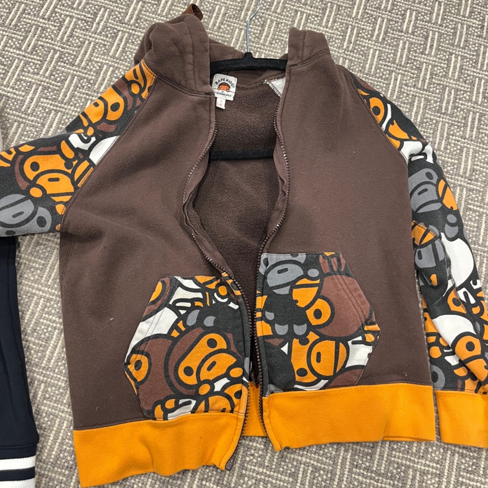 a bathing ape kids hoodie